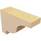 Ekena Millwork 2"W x 6"D x 4"H Classic Newport Rough Cedar Woodgrain TimberThane Corbel, Primed Tan CORUR02X06X04NEWRCPR - alternate 4
